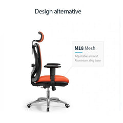 Sihoo M18 Ergonomic Office Chair, Computer Chair Desk Chair High Back Chair Breathable,3D Armrest and Lumbar Support Furniture > Bar Stools & Chairs V255-SIHOO-M18-025-BK Online Furniture