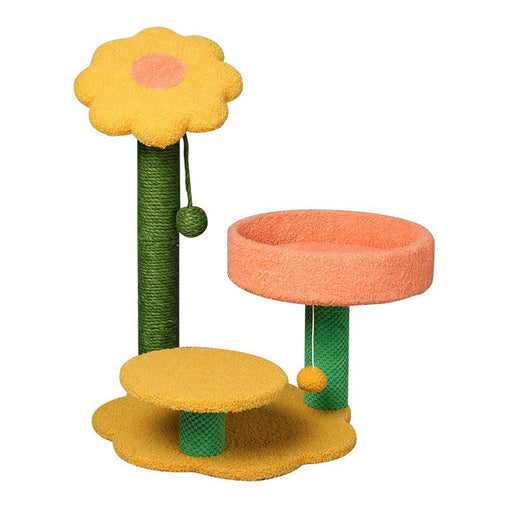 Sun flower cat climbing frame cat scratching post toy Pet Care > Cat Supplies V488-PCSFF-YP Online Furniture