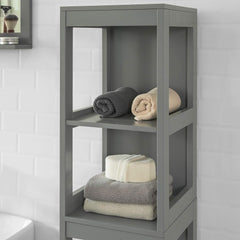 Tall Cabinet Shelf Drawer, Grey Furniture > Living Room V178-66185 Online Furniture