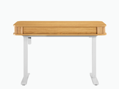 Tate Electric Height Adjustable Desk Desks TATE-ED120-OAK-WHT Online Furniture