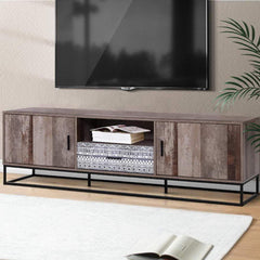 TV Cabinet Unit Industrial Rustic 180cm - ozily