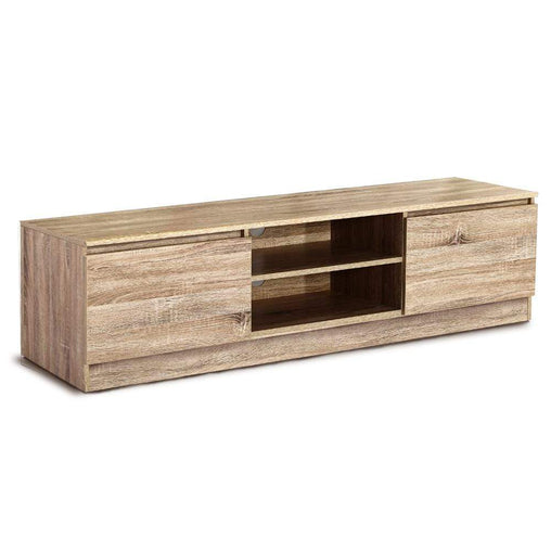 TV Stand Entertainment Unit Lowline Storage Cabinet Wooden - 160cm - ozily