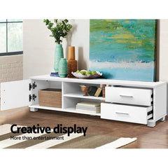 TV Stand - White 120cm - ozily