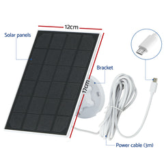UL-tech Wireless IP Camera Solar Panel Audio & Video > CCTV CCTV-SP-ATYN-BK Online Furniture