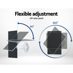 UL-tech Wireless IP Camera Solar Panel Audio & Video > CCTV CCTV-SP-ATYN-BK Online Furniture