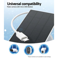 UL-tech Wireless IP Camera Solar Panel Audio & Video > CCTV CCTV-SP-ATYN-BK Online Furniture