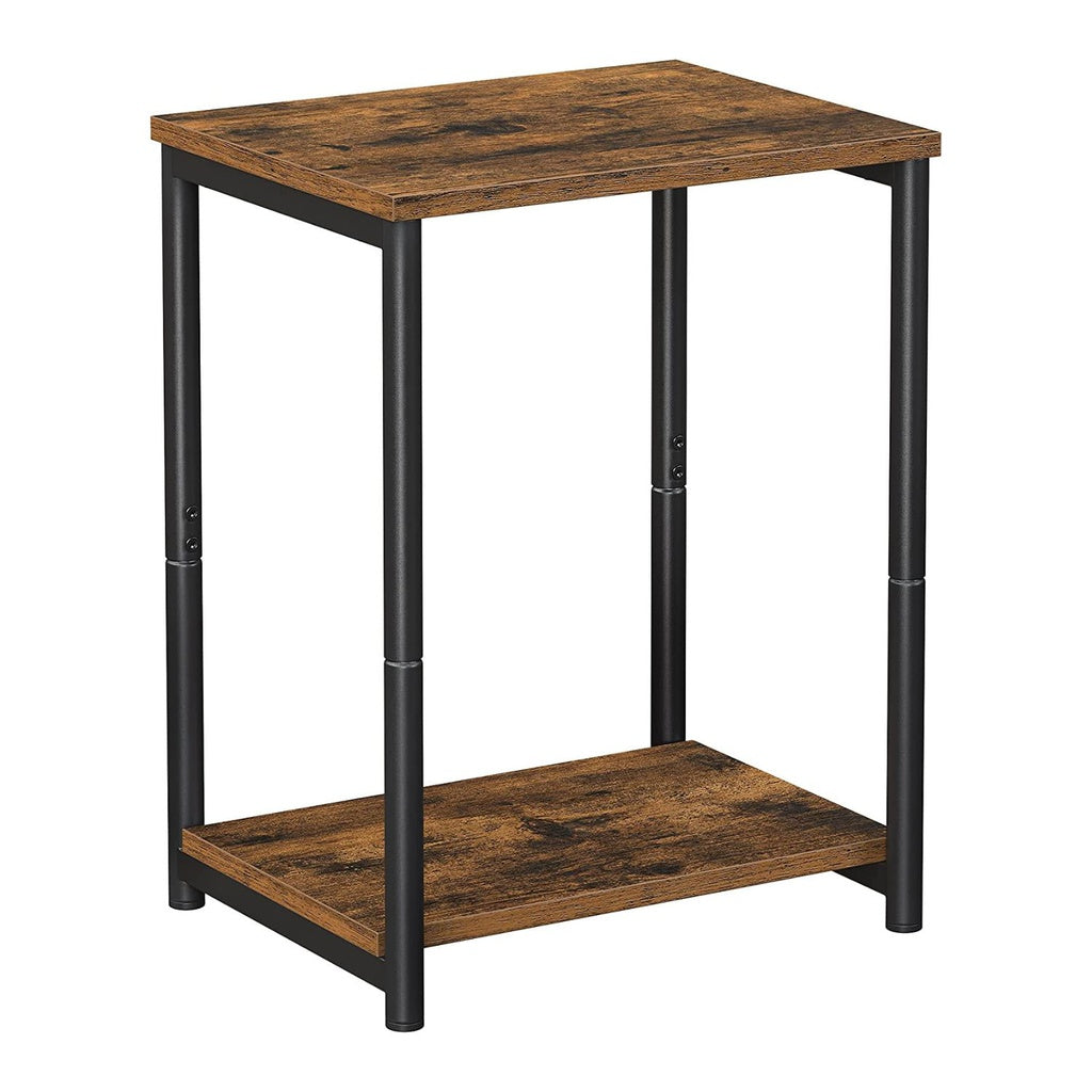 VASAGLE Side Table Vintage Brown with Storage Shelf LET271B01 Furniture > Living Room V227-9101101041470 Online Furniture
