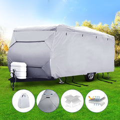 Weisshorn 16-18ft Caravan Cover Campervan 4 Layer UV Water Resistant - ozily