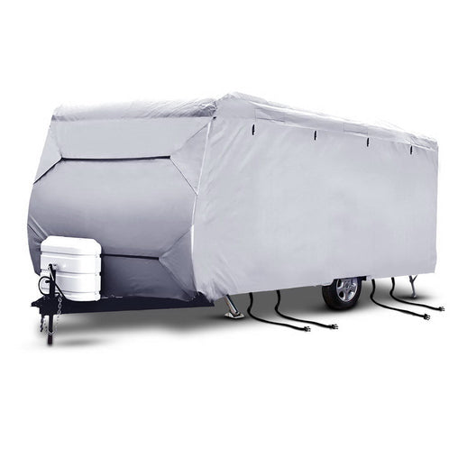 Weisshorn 16-18ft Caravan Cover Campervan 4 Layer UV Water Resistant - ozily