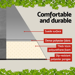 Weisshorn Double Size Self Inflating Mattress - Grey Outdoor CAMP-MAT-SUE-DT-GREY Online Furniture