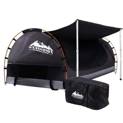 Weisshorn Double Swag Camping Swags Canvas Free Standing Dome Tent - ozily