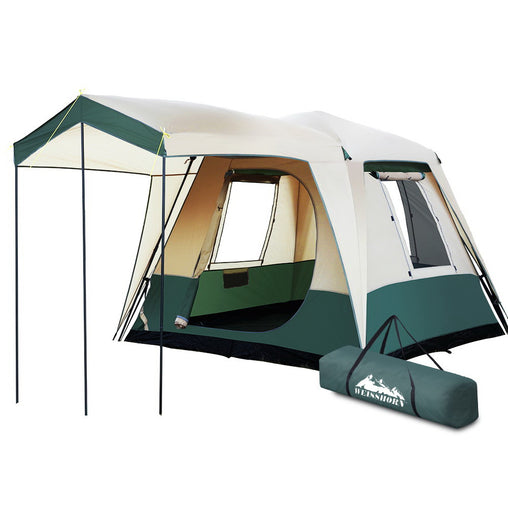 Weisshorn Instant Up Camping Tent 4 Person Pop up Tents Family Hiking Outdoor TENT-C-FAST-240 Online Furniture