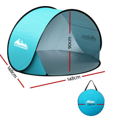 Weisshorn Pop Up Beach Tent Camping Portable Sun Shade Shelter Outdoor TENT-C-BEA-ARCH Online Furniture