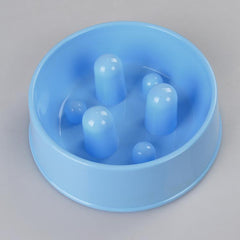 YES4PETS 1 x Medium Pet Anti Gulp Feeder Bowl Dog Cat Puppy slow food Interactive Dish Blue Pet Care > Dog Supplies V278-1-X-BP140-ANTI-GULP-BLUE Online Furniture