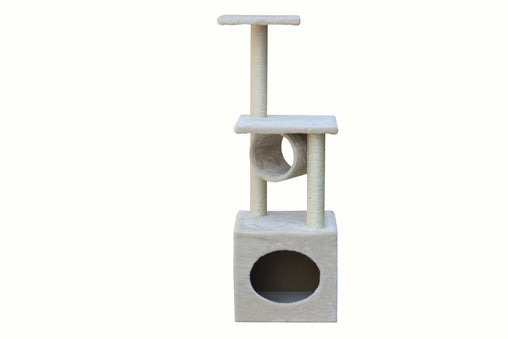 YES4PETS 112 cm Beige Cat Kitten Scratching Post Tree Scratcher Pole Pet Care > Cat Supplies V278-CT112-BEIGE Online Furniture