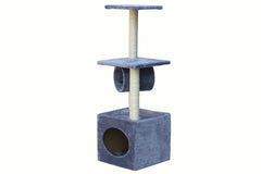 YES4PETS 112 cm Grey Cat Kitten Scratching Post Tree Scratcher Pole Pet Care > Cat Supplies V278-CT112-GREY Online Furniture