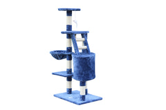 YES4PETS 120 cm Multi level Cat Kitten Scratching Post Tree-Blue Pet Care > Cat Supplies V278-CT120-BLUE Online Furniture