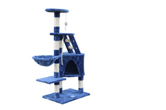 YES4PETS 120 cm Multi level Cat Kitten Scratching Post Tree-Blue Pet Care > Cat Supplies V278-CT120-BLUE Online Furniture