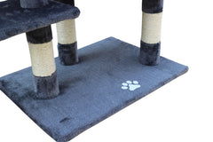 YES4PETS 120 cm Multi level Cat Kitten Scratching Post Tree-Grey Pet Care > Cat Supplies V278-CT120-GREY Online Furniture