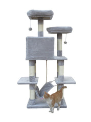 YES4PETS 145 cm Cat Scratching Post Tree Scratcher Pole-Little Grey Pet Care > Cat Supplies V278-CAT-TREE-145-LITTLE-GREY Online Furniture