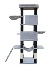 YES4PETS 161 cm  Cat Scratching Post Tree Scratcher Pole-Little Grey Pet Care > Cat Supplies V278-CAT-TREE-161-LITTLE-GREY Online Furniture