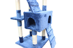 YES4PETS 170cm Cat Scratching Post Tree Post House Tower with Ladder Furniture Blue Pet Care > Cat Supplies V278-CT170-BLUE Online Furniture