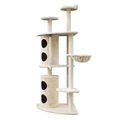 YES4PETS 170cm XL Multi Level Cat Scratching Post Tree Post House Tower-Beige Pet Care > Cat Supplies V278-CT170-CAT-FL05A-BEIGE Online Furniture