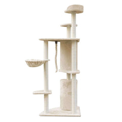 YES4PETS 170cm XL Multi Level Cat Scratching Post Tree Post House Tower-Beige Pet Care > Cat Supplies V278-CT170-CAT-FL05A-BEIGE Online Furniture