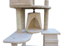 YES4PETS 193cm Cat Scratching Tree Post Sisal Pole Scratching Post Scratcher Tower Condo Beige Pet Care > Cat Supplies V278-CT193-BEIGE Online Furniture