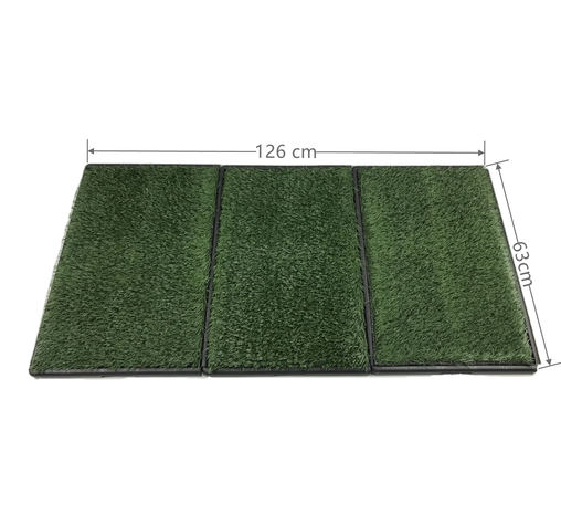 YES4PETS Indoor Dog Puppy Toilet Grass Potty Training Mat Loo Pad 126 x 63 cm Pet Care > Dog Supplies V278-3-X-PP4363 Online Furniture