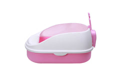 YES4PETS Large Portable Cat Toilet Litter Box Tray with Scoop and Grid Tray Pink Pet Care > Cat Supplies V278-MSP-004-PINK-W-ZW-0001 Online Furniture