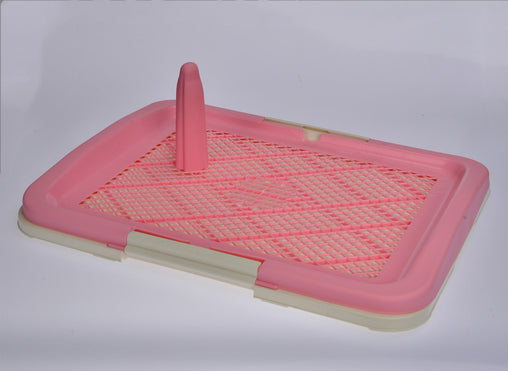 YES4PETS Large Portable Dog Potty Training Tray Pet Puppy Toilet Trays Loo Pad Mat Pink Pet Care > Dog Supplies V278-BP160-L-POTTY-POLE-PINK Online Furniture