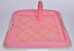 YES4PETS Large Portable Dog Potty Training Tray Pet Puppy Toilet Trays Loo Pad Mat Pink Pet Care > Dog Supplies V278-BP160-L-POTTY-POLE-PINK Online Furniture