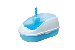 YES4PETS Medium Portable Cat Toilet Litter Box Tray with Scoop Blue Pet Care > Cat Supplies V278-MSP-0002-BLUE Online Furniture