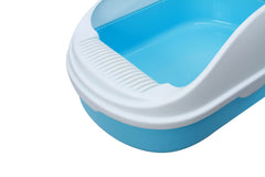 YES4PETS Medium Portable Cat Toilet Litter Box Tray with Scoop Blue Pet Care > Cat Supplies V278-MSP-0002-BLUE Online Furniture