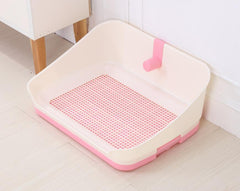 YES4PETS Medium Portable Dog Potty Training Tray Pet Puppy Toilet Trays Loo Pad Mat With Wall Pink Pet Care > Dog Supplies V278-BP301-PET-POTTY-PINK Online Furniture