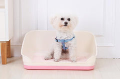 YES4PETS Medium Portable Dog Potty Training Tray Pet Puppy Toilet Trays Loo Pad Mat With Wall Pink Pet Care > Dog Supplies V278-BP301-PET-POTTY-PINK Online Furniture