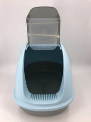 YES4PETS XL Portable Hooded Cat Toilet Litter Box Tray House w Charcoal Filter and Scoop Blue Pet Care > Cat Supplies V278-MSP-0008-BLUE Online Furniture